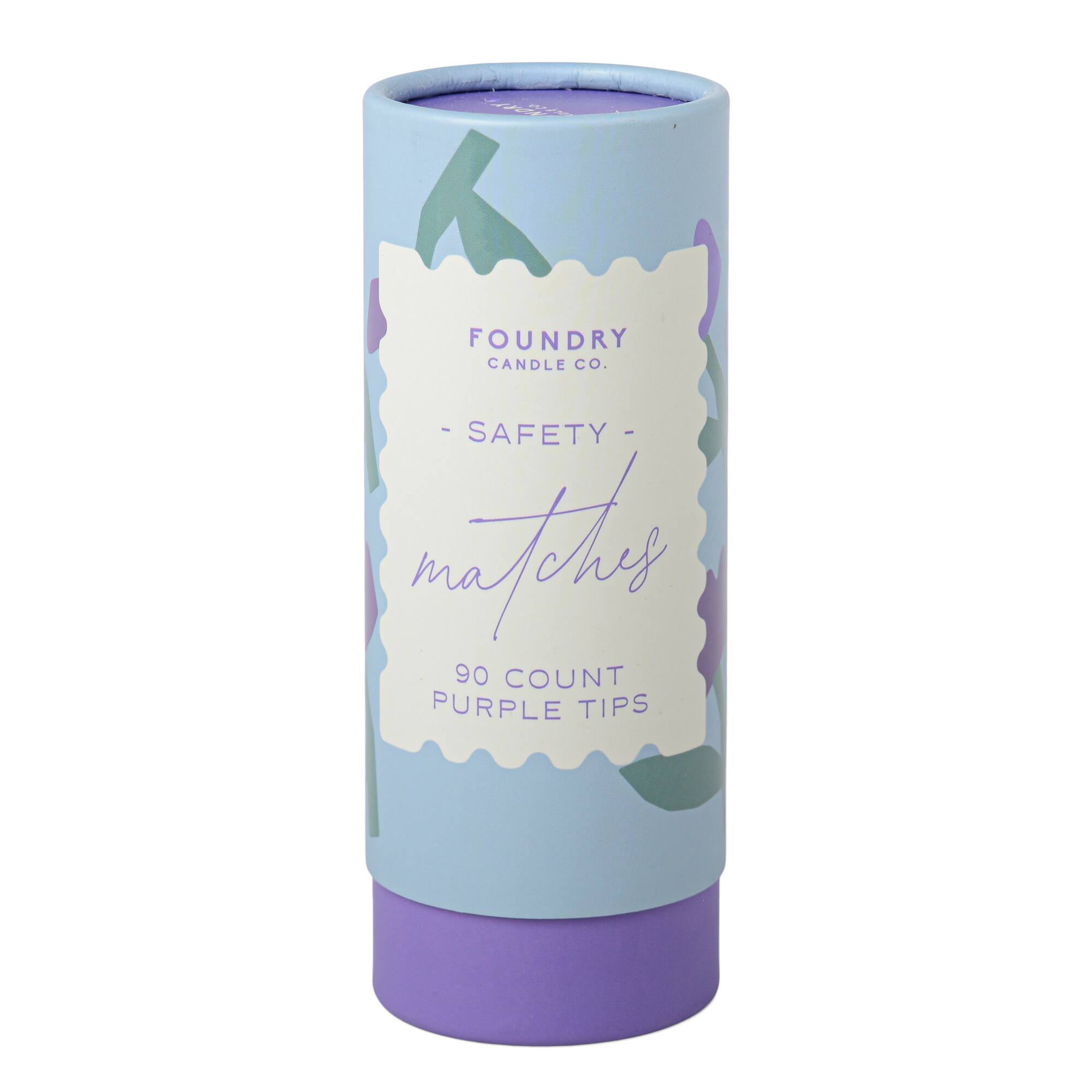 Foundry Candle Co. Purple Tip Safety Matches